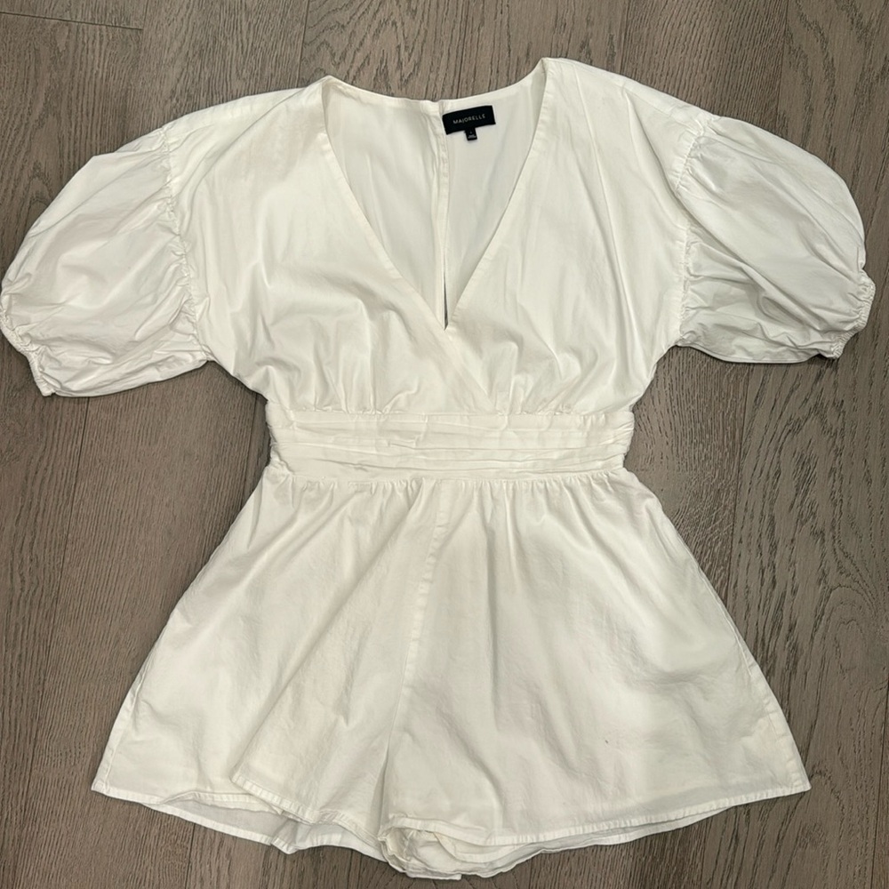 Majorelle white romper